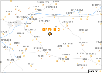 map of Kibeküla