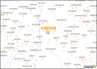 map of Kibenga