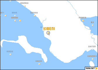 map of Kibeni