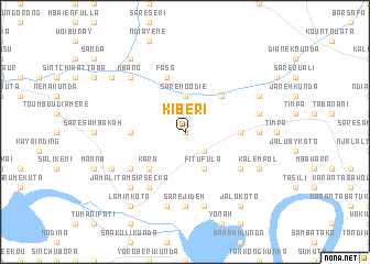 map of Kiberi