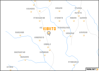 map of Kibiito