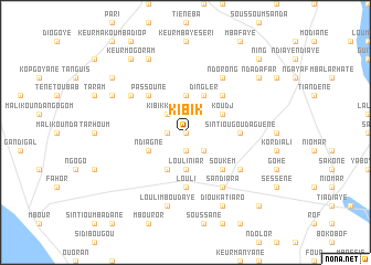 map of Kibik