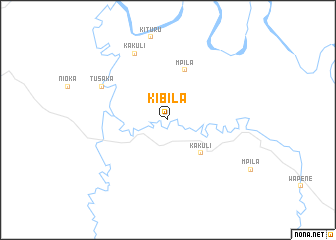 map of Kibila