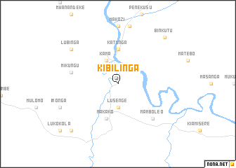 map of Kibilinga