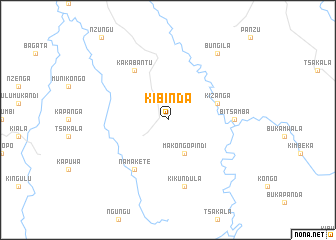 map of Kibinda