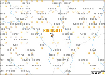 map of Kibingoti