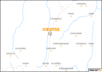 map of Kibionso