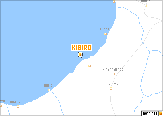 map of Kibiro