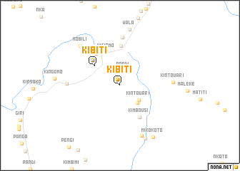 map of Kibiti