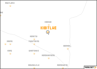 map of Kibitlwe