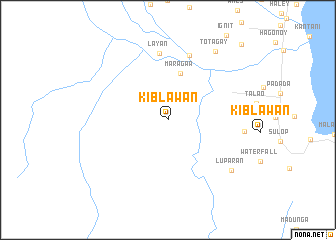 map of Kiblawan