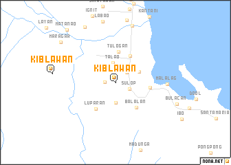 map of Kiblawan