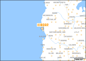 map of Kiboar