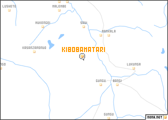 map of Kiboba-Matari