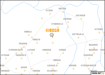 map of Kiboga