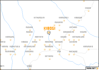 map of Kibogi