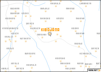 map of Kibojana