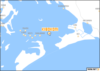 map of Kibokoni