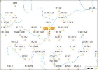 map of Kiboma