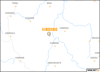 map of Kibombo