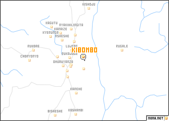 map of Kibombo