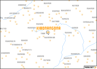 map of Kibonangona