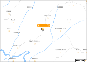 map of Kibongo