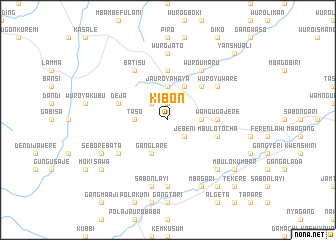 map of Kibon