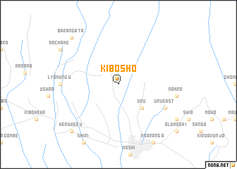 map of Kibosho