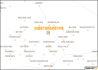map of Kibotondrotra