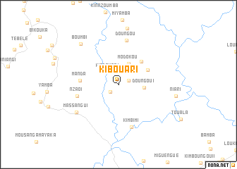 map of Kibouari