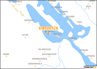 map of Kibouenze