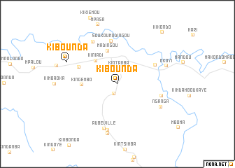 map of Kibounda