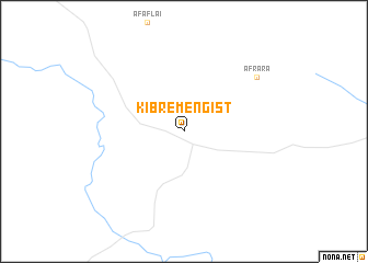 map of Kibre Mengist