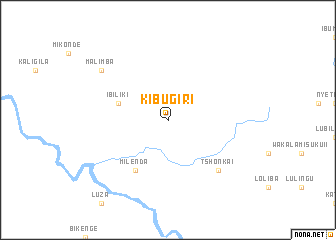 map of Kibugiri
