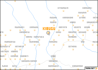 map of Kibugu