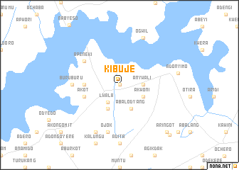 map of Kibuje