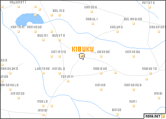 Map Of Kibuku District Kibuku (Uganda) Map - Nona.net