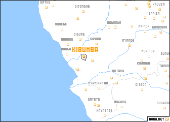 map of Kibumba