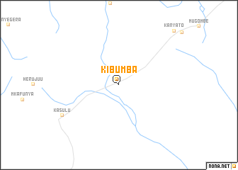 map of Kibumba