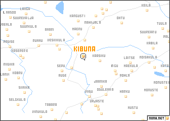 map of Kibuna