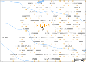 map of Kibutha