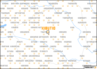 map of Kibutio