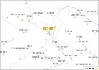 map of Kichān