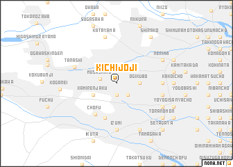 map of Kichijōji
