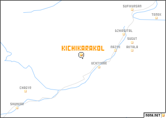 map of Kichikarakol