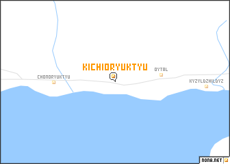 map of Kichi-Oryuktyu
