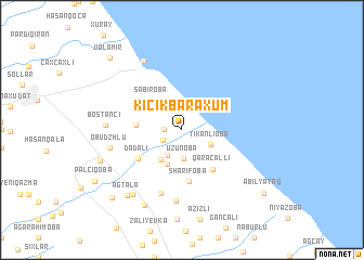 map of Kiçik Baraxum