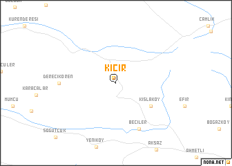 map of Kiçir