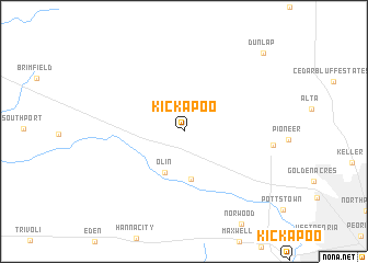 map of Kickapoo